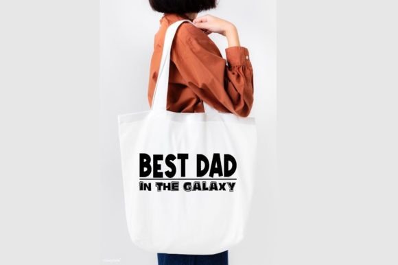 BEST DAD in the GALAXY SVG: Graphics for Joyful T-Shirt Designs