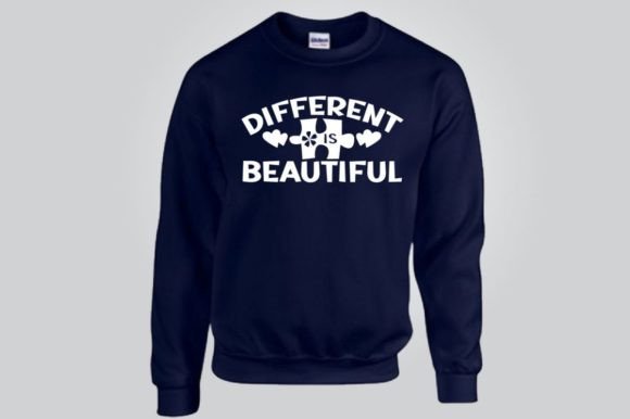 DIFFERENT is BEAUTIFUL, SVG: Graphics for T-Shirt Designs