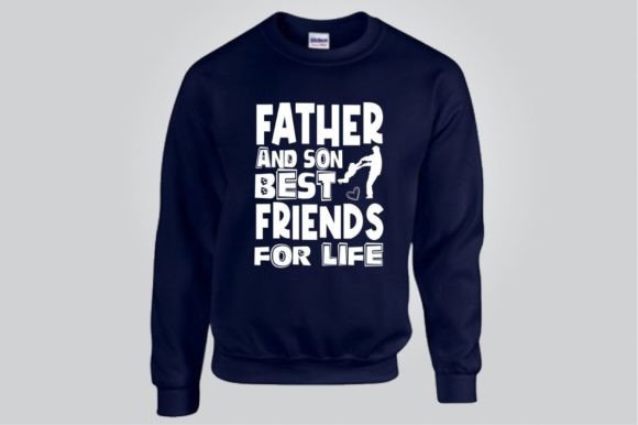 Father and Son Best Friends SVG: Graphics for T-Shirt Designs