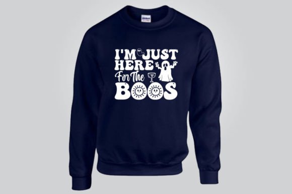 I'm Just Here for the Boos SVG: Graphics & T-Shirt Designs