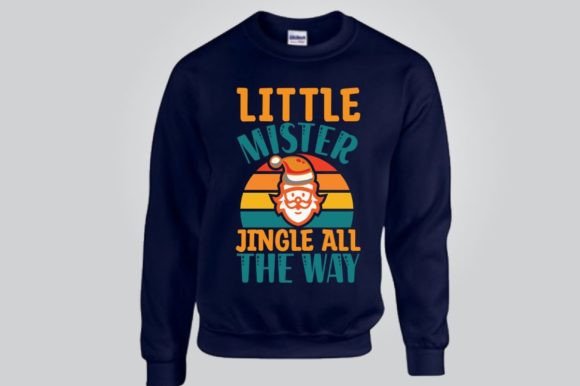 LITTLE MISTER JINGLE ALL THE WAY SVG: Graphics & T-Shirt Review