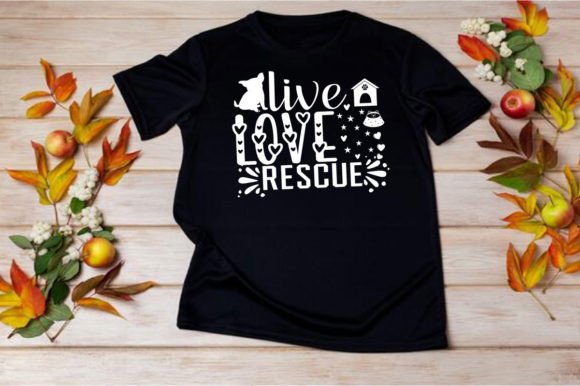 LIVE LOVE RESCUE – Graphics for Authentic T-Shirt Designs