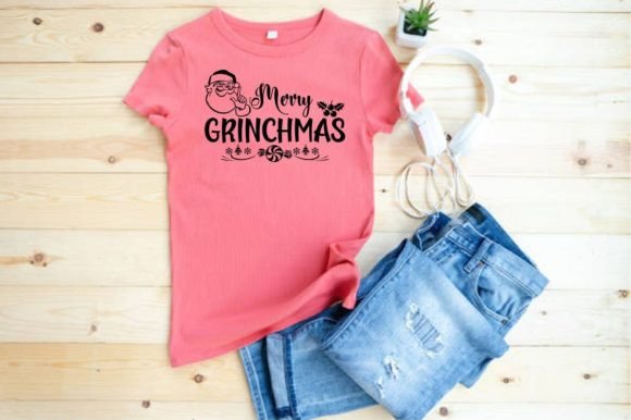 Merry Grinchmas Graphics for T-Shirt Designs